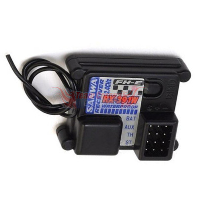 Sanwa RX-391W FH-E 2.4GHz 3-Channel Waterproof Receiver 107A41341A